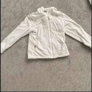 Lightly worn white fleece north face size medium